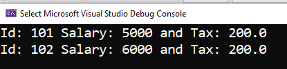 buggy code output